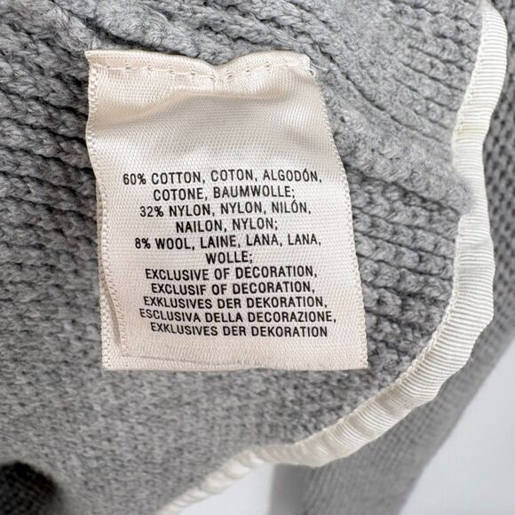 Anthropologie Moth Blakely Gray Floral One Button Knit Cardigan, Sz XS, Boho - Picture 10 of 12